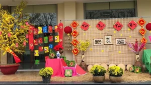 Trang trí không gian Tết ấm cúng