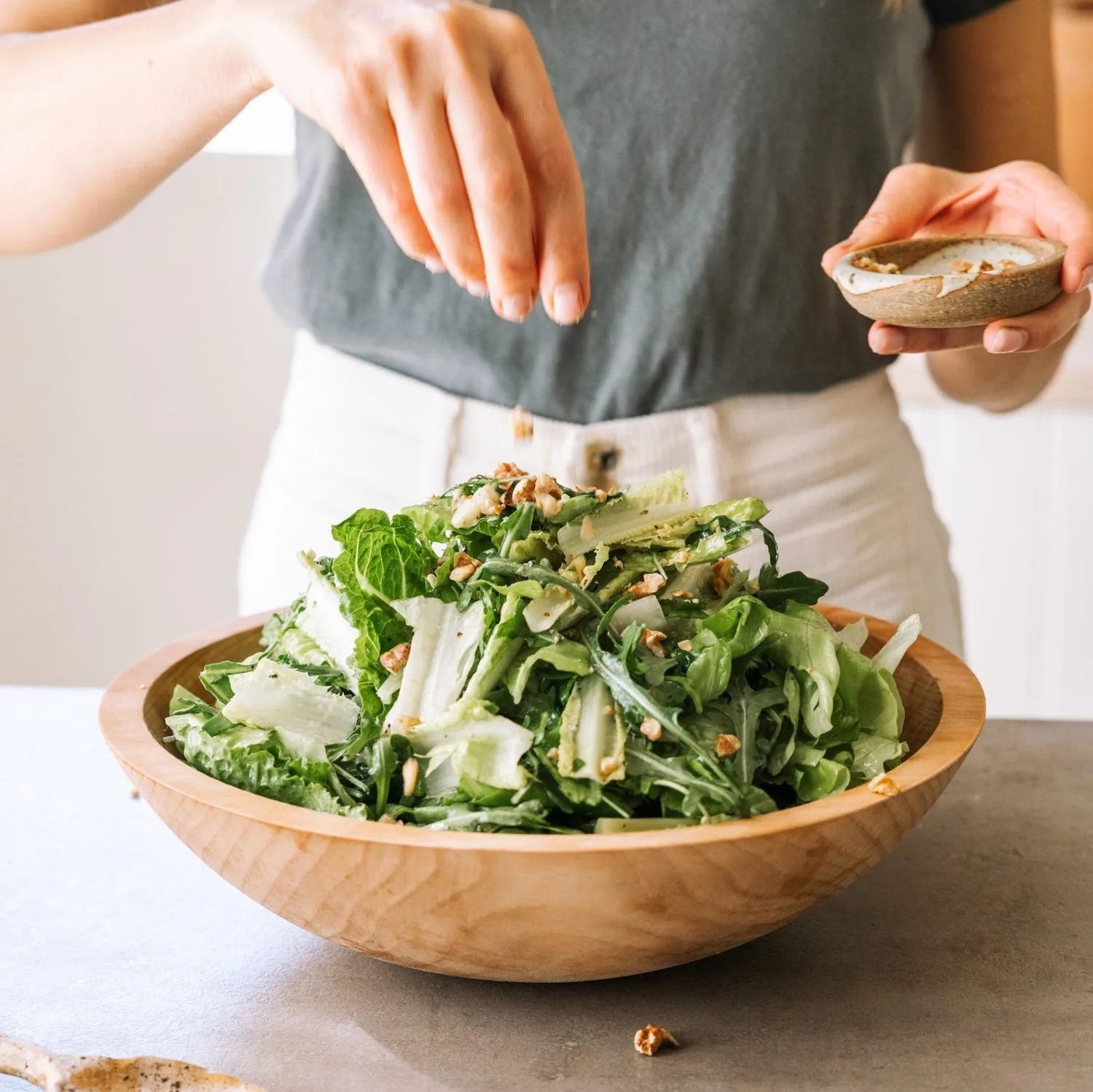 Handcrafted Wood Salad Bowls – Woven Shop