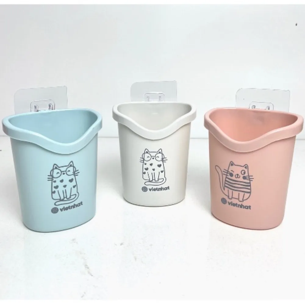 cốc dán tường đựng bàn chải, kem đánh răng, đựng đồ đa năng có lỗ thoát nước 6370 | Shopee Việt Nam