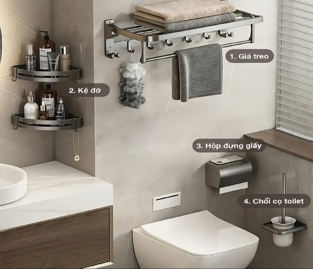 Chia sẻ kinh nghiệm mua phụ kiện nhà tắm chất lượng, đảm bảo công năng sử  dụng - Đài phát thanh và truyền hình Nghệ An