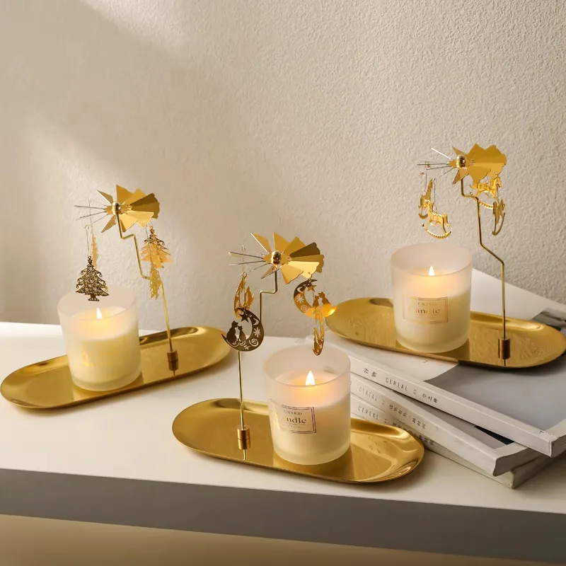 Bộ Chong Chóng Nến Thơm Và Khay Cao Cấp (Phụ Kiện Nến Thơm) - CK01 | Shopee Việt Nam