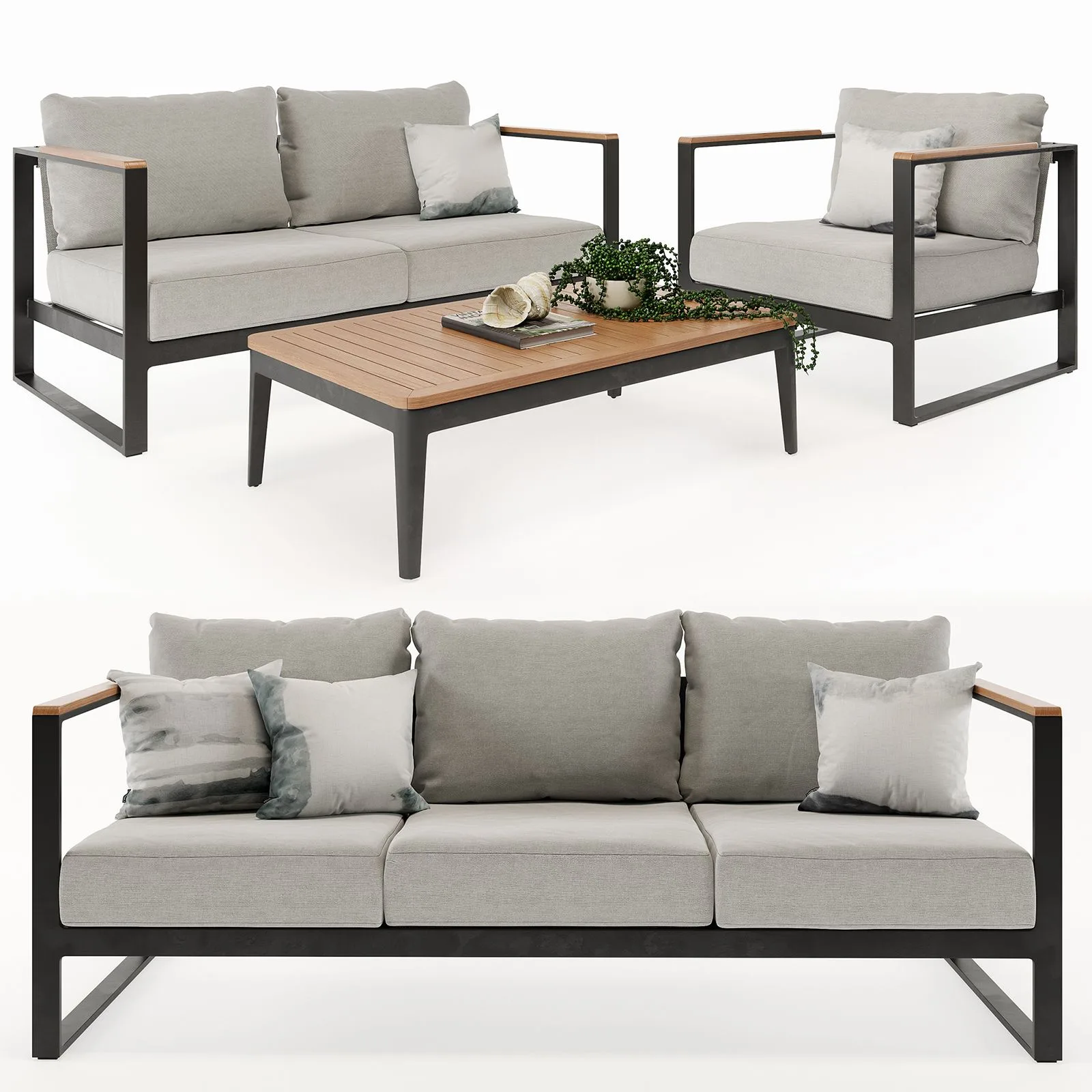 Outdoor Sofa Barcelona 3D Model $16 - .max - Free3D