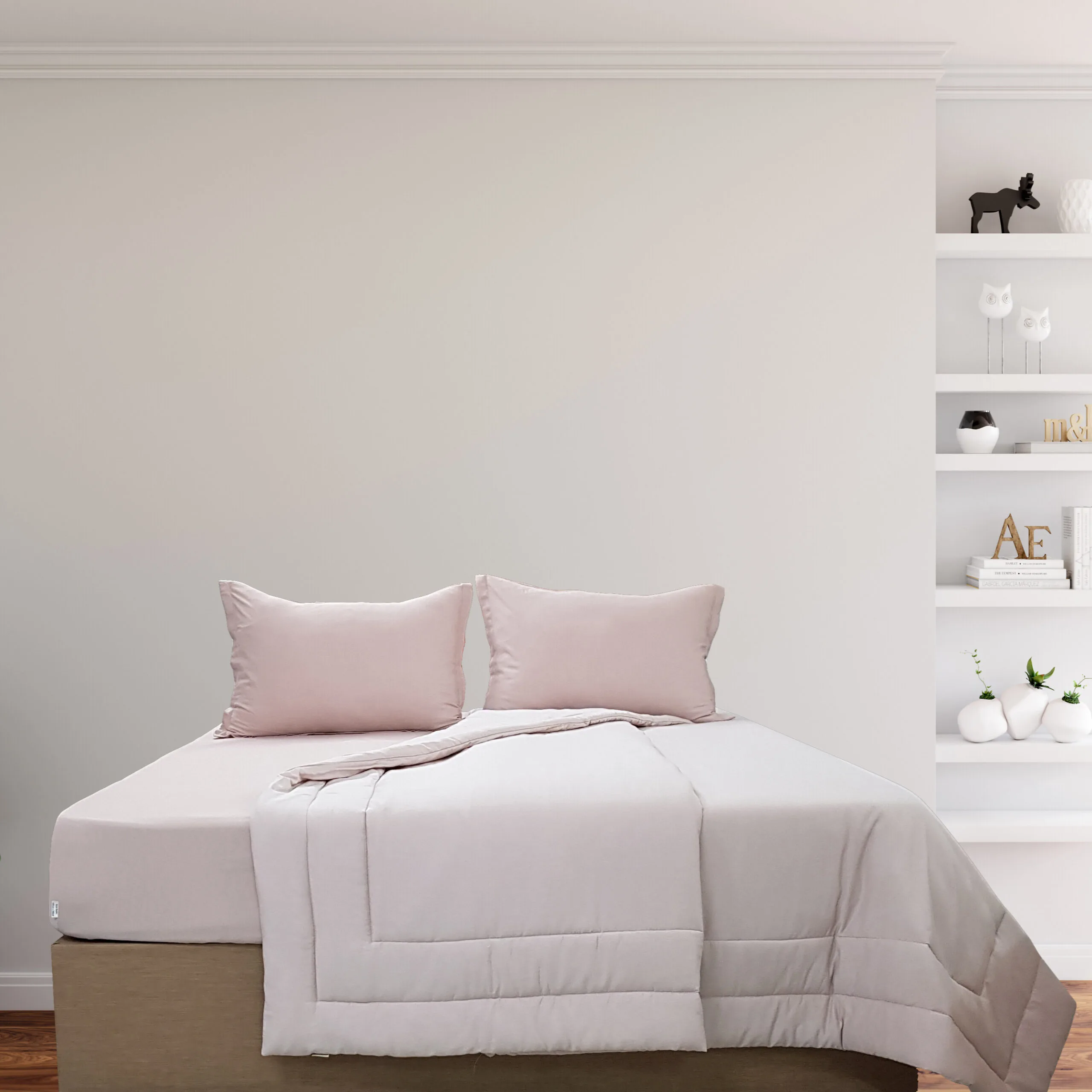 Chăn (Mền) Chần Viền Trang Trí Tencel Lạnh Cao Cấp - Xanh - MYM Việt Nam