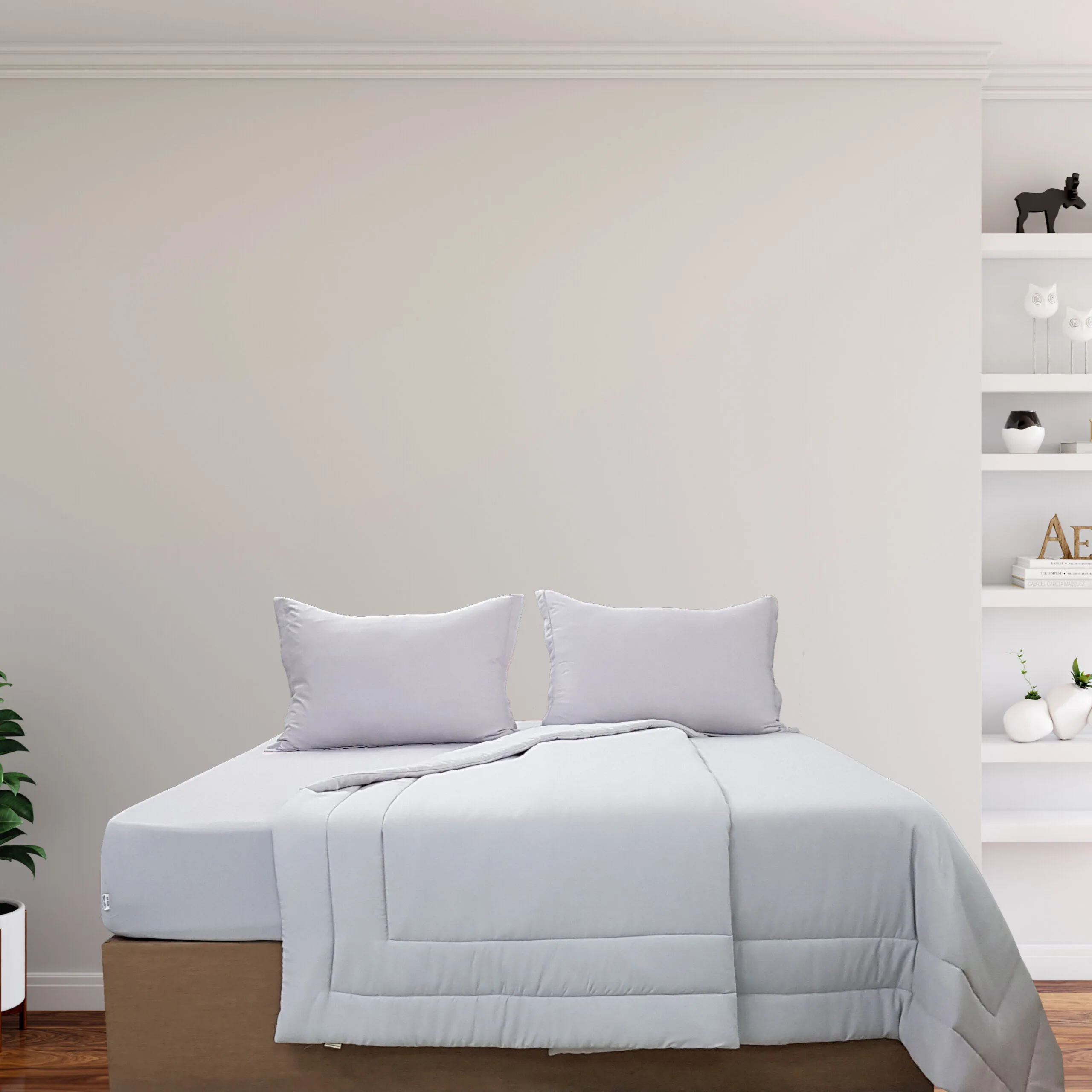 Chăn (Mền) Chần Viền Trang Trí Tencel Lạnh Cao Cấp - Xanh - MYM Việt Nam