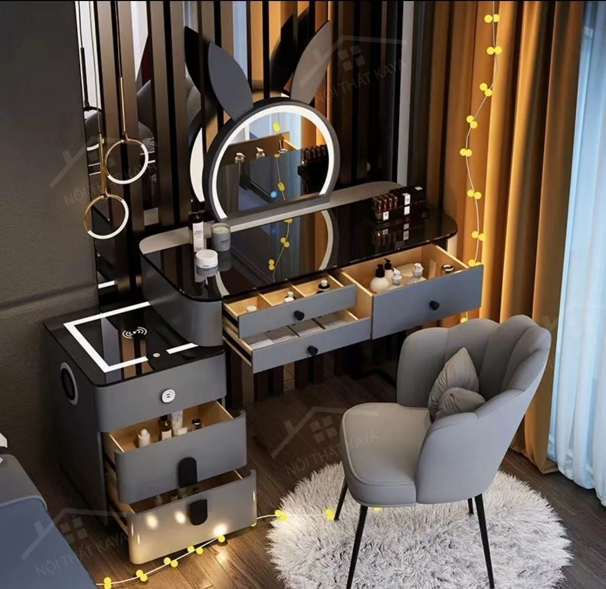 Bàn trang điểm KY-GH306 Hàng nhập khẩu | Nội Thất KAYA