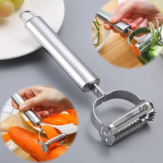 Dụng Cụ Gọt Vỏ Bào Sợi Rau Củ Quả Đa Năng Bằng Inox. Đức Nhung Store | Lazada.vn