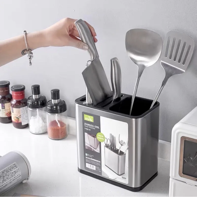 Ống cắm dao kéo đũa thìa inox cao cấp 2750