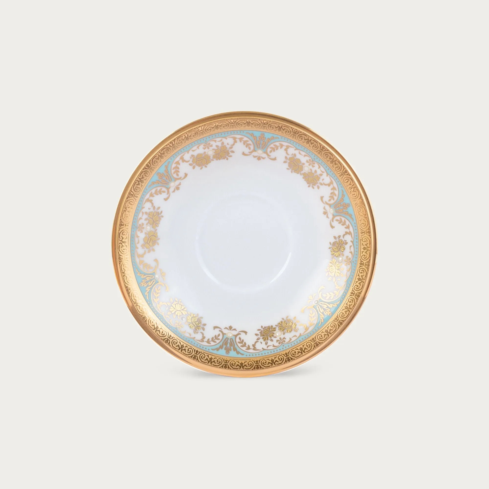 Đĩa lót chén trà (tách trà) 15,4cm | Georgian Turquoise 4857J - 59589S – Noritake Vietnam