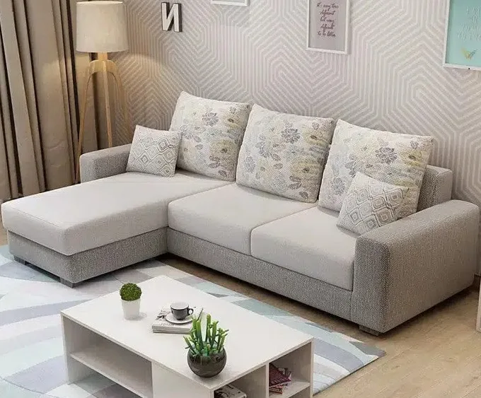 Mẫu Ghế Sofa Góc Nỉ Đẹp SF50