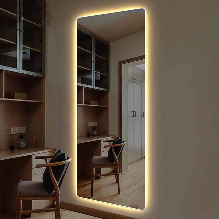 Gương Treo Tường Có Đèn Led Cao Cấp Dehome - D617.1A