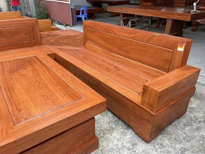 Sofa Gỗ Nguyên Khối Mẫu Mới Đẳng Cấp - Giá Rẻ Nhất 2026