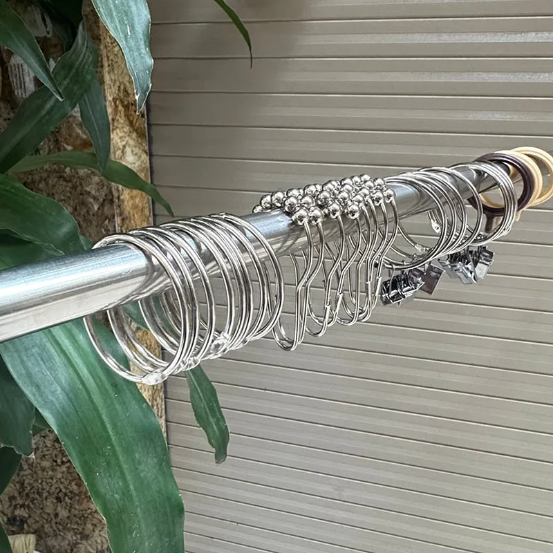 Móc treo rèm cửa Inox 304 ETOMAX ET3, vòng khoen tròn treo rèm đường k – Dụng cụ sáng tạo ETOMAX
