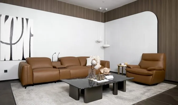 Sofa da thật BELLA Bocelli: Nghệ Thuật Thư Giãn Hiện Đại - Nội thất Bocelli