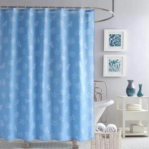 Rèm tắm Susana 2002064 thiết kế hoa văn trang nhã, nhanh khô