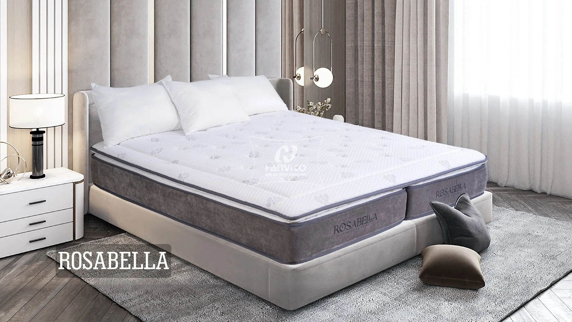 Đệm Lò xo Rosabella 31cm - HANVICO