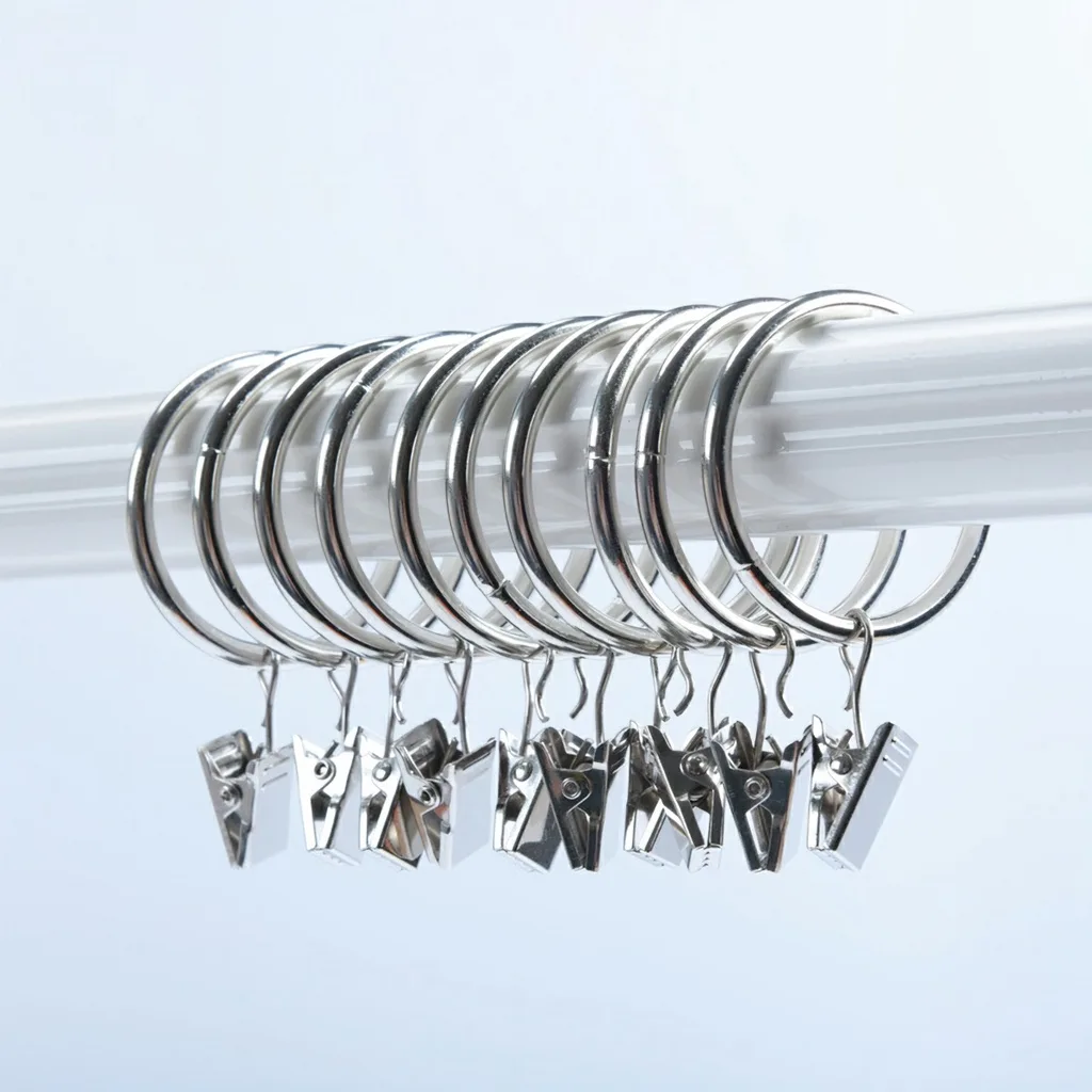HCM] Móc treo rèm kèm khoen tròn dạng kẹp Chống Gỉ tiện dụng bộ 10 chiếc-Fashinrandy | Shopee Việt Nam