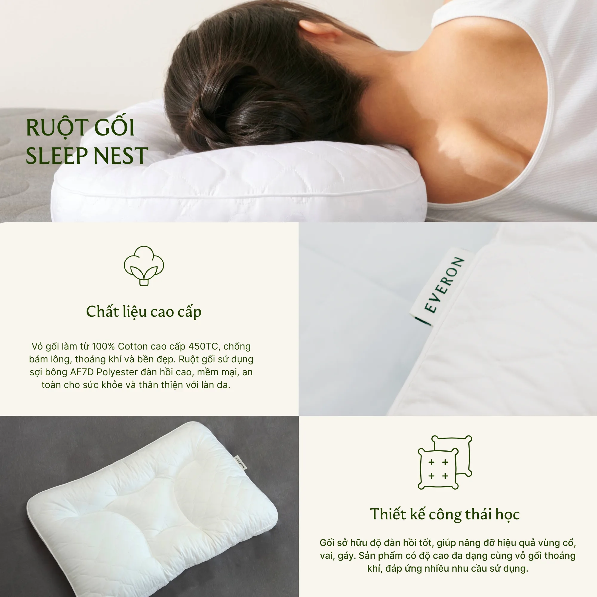 Ruột gối ngủ Nsleep