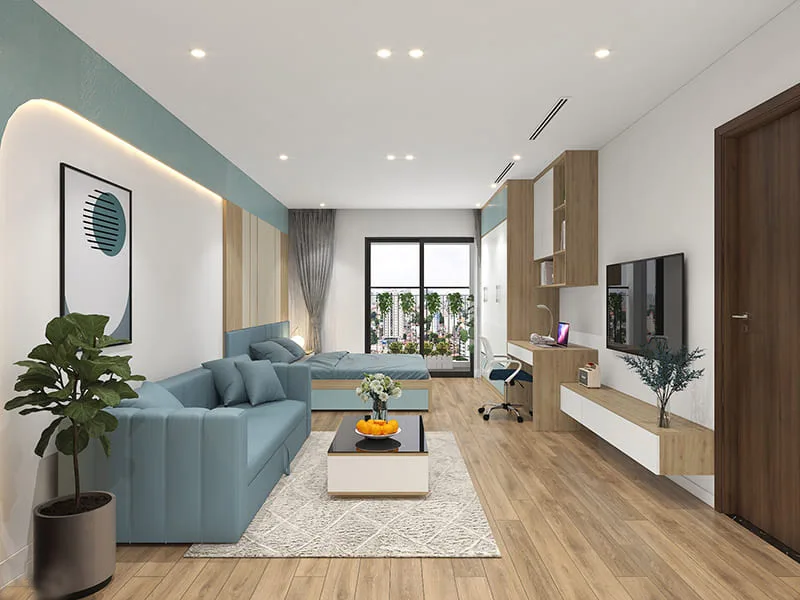 99+ Mẫu thiết kế căn hộ Studio đẹp sang trọng, xu hướng mới