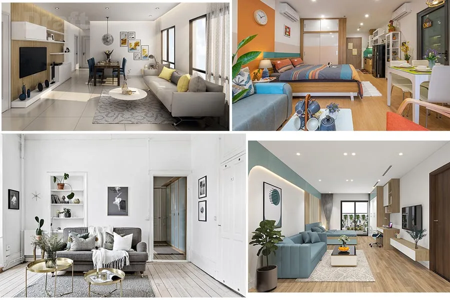 99+ Mẫu thiết kế căn hộ Studio đẹp sang trọng, xu hướng mới