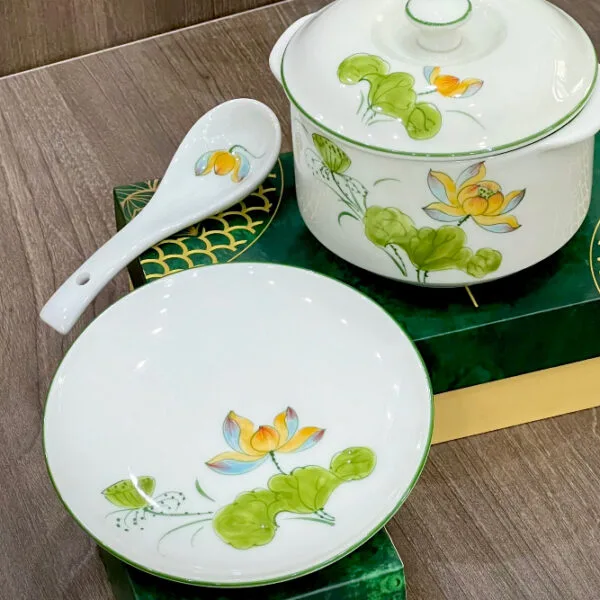 Bộ thố sứ có nắp đậy - Bí quyết giữ gìn hương vị thực phẩm