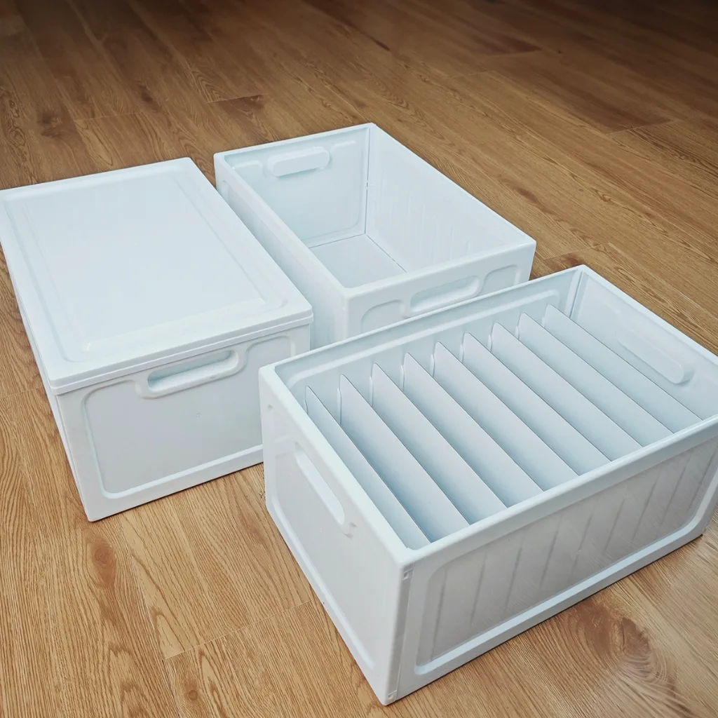 Hộp đựng quần áo bằng nhựa gấp gọn có nắp thùng đựng đồ chơi cho bé hộp đựng đồ đa năng đổ gia dụng tiện ích | Shopee Việt Nam