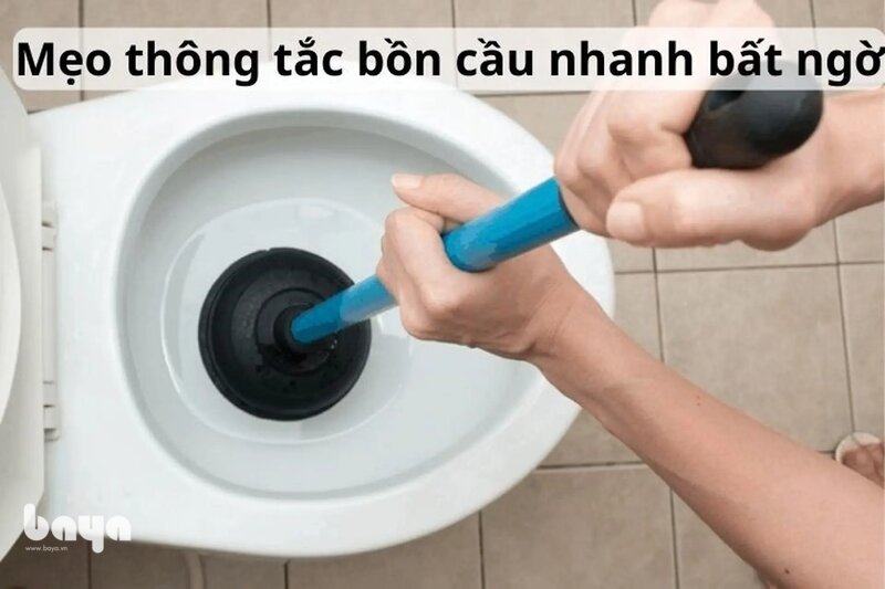 Cách thông tắc bồn cầu - Chọn đúng cốc thụt Cách thông tắc bồn cầu - Chọn đúng cốc thụt