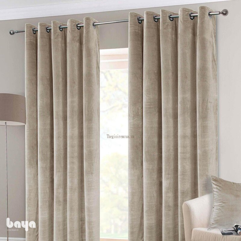 Rèm cửa - Rèm vải một lớp và hai lớp