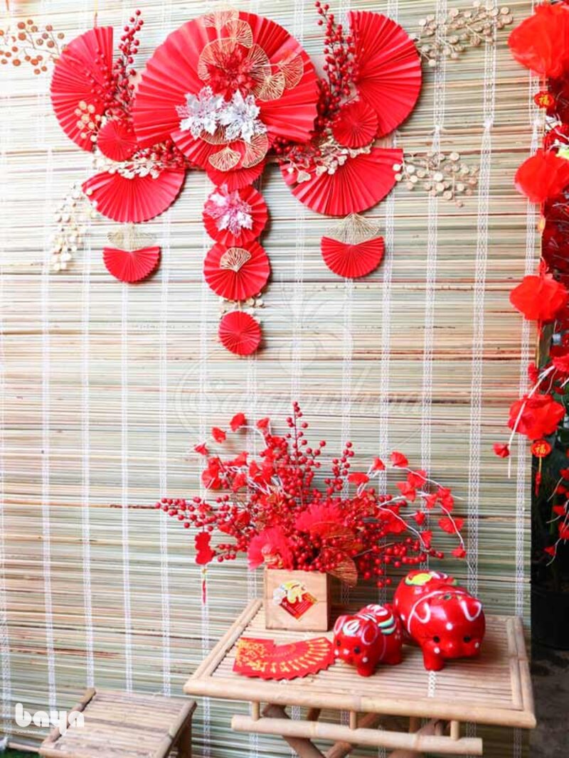 Trang trí Tết - Khoảng một tháng trước Tết
