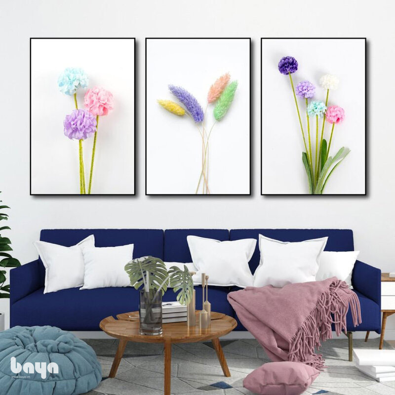 Tranh canvas - Kích thước phù hợp với bức tường