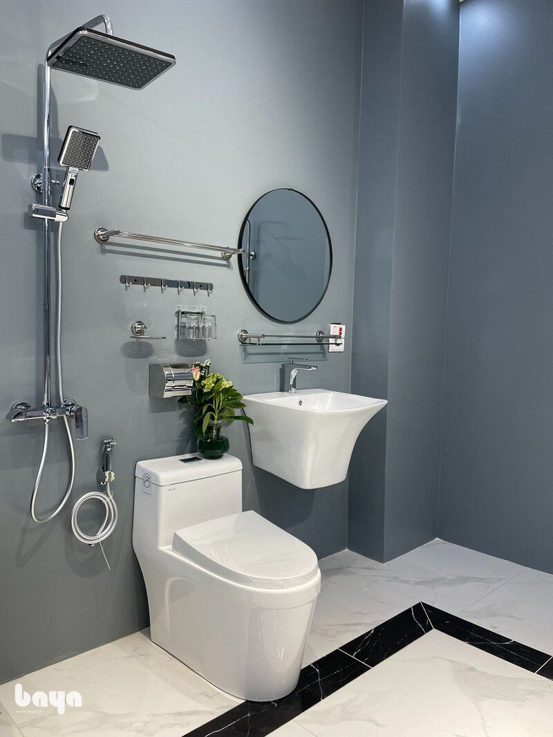 Vệ sinh lavabo, bồn cầu, bồn tắm - Xử lý cặn vôi quanh vòi nước